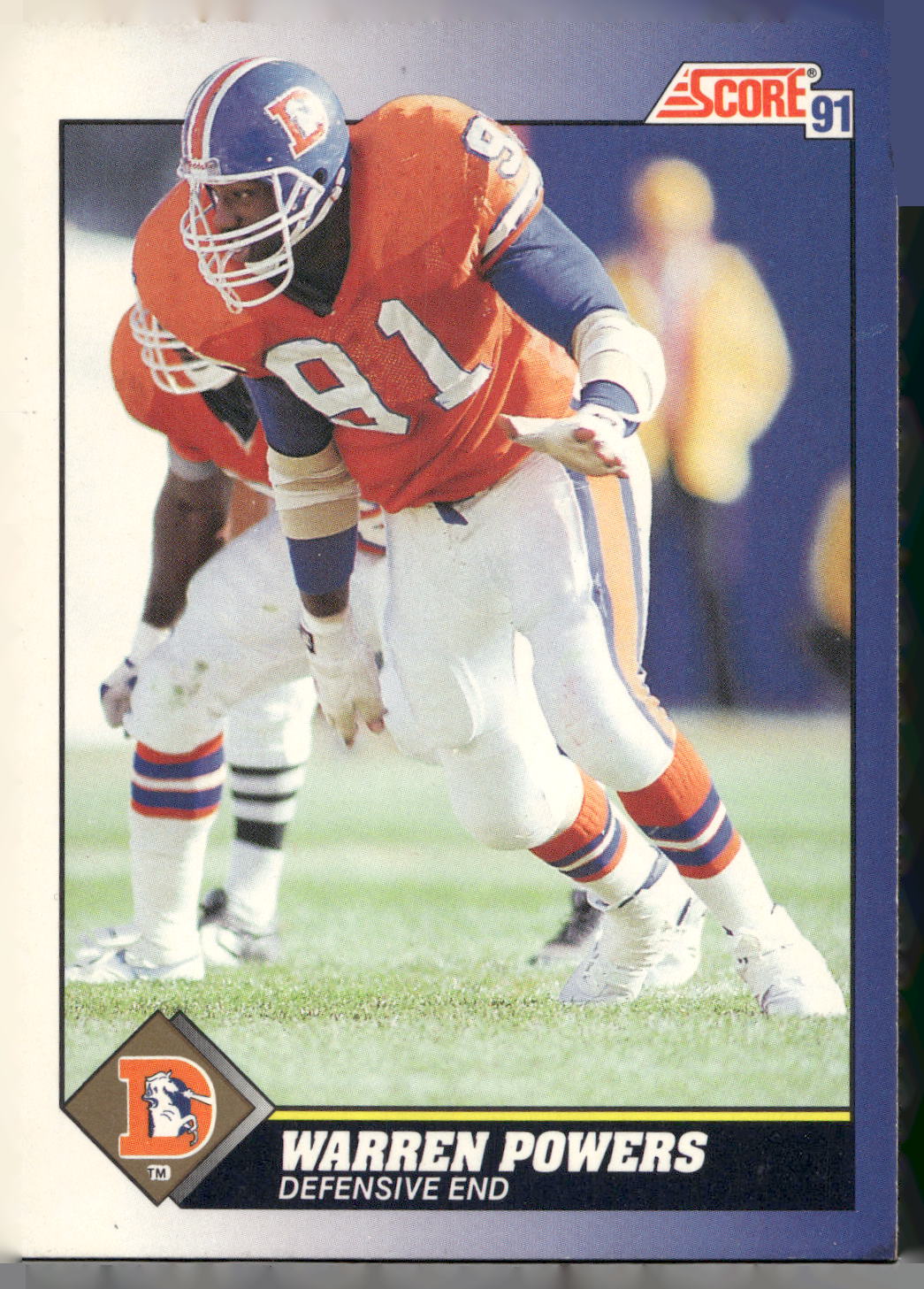 1991 Score #46 Warren Powers
