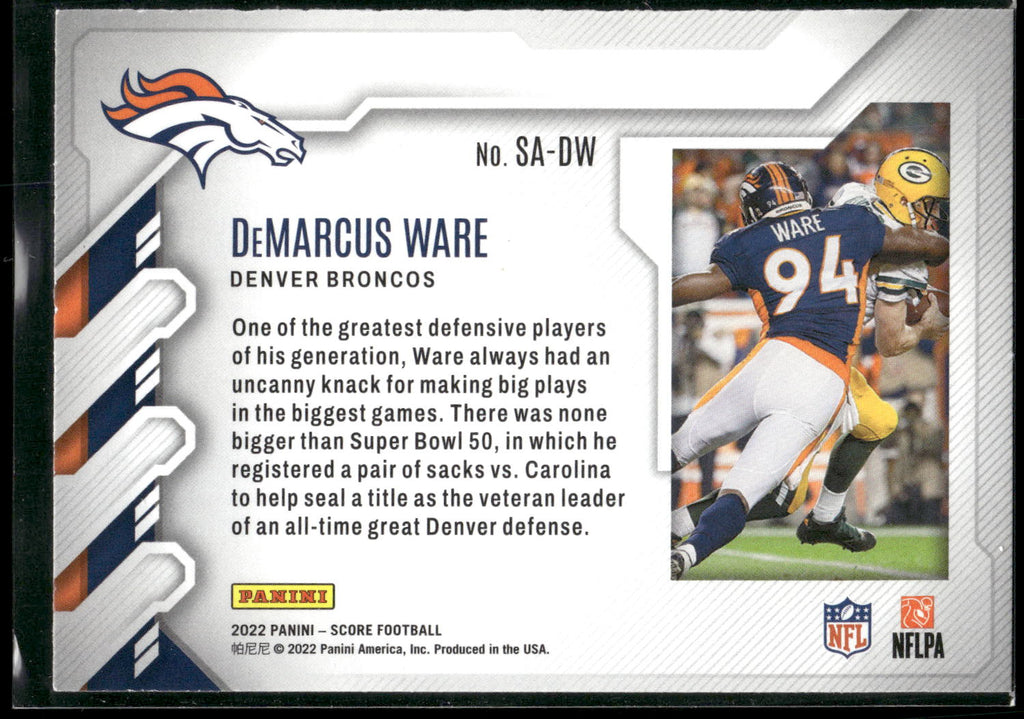 2022 Score #SA-DW DeMarcus Ware Sack Attack