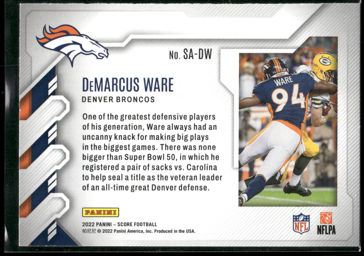 2022 Score #SA-DW DeMarcus Ware Sack Attack