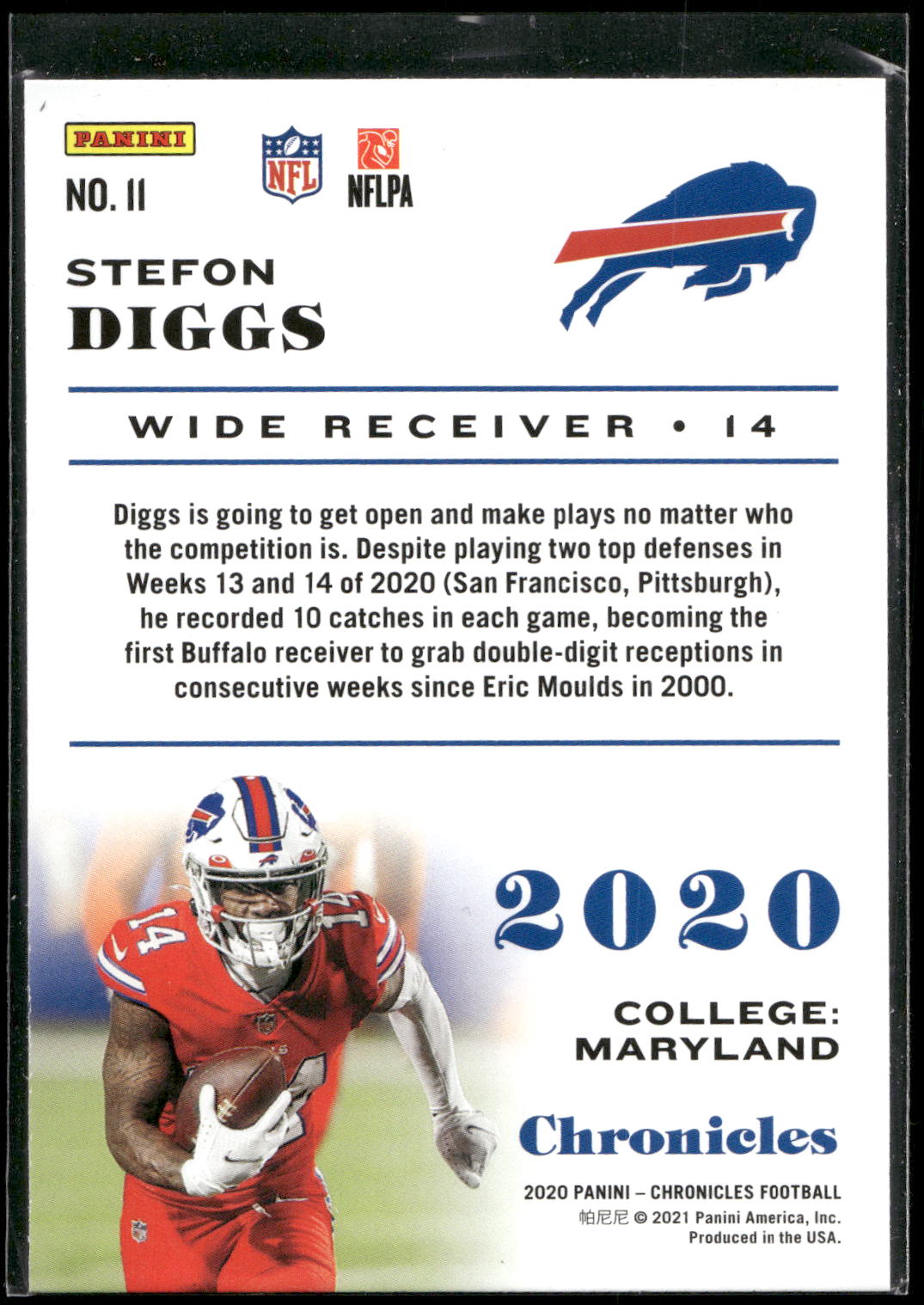 2020 Panini Chronicles #11 Stefon Diggs