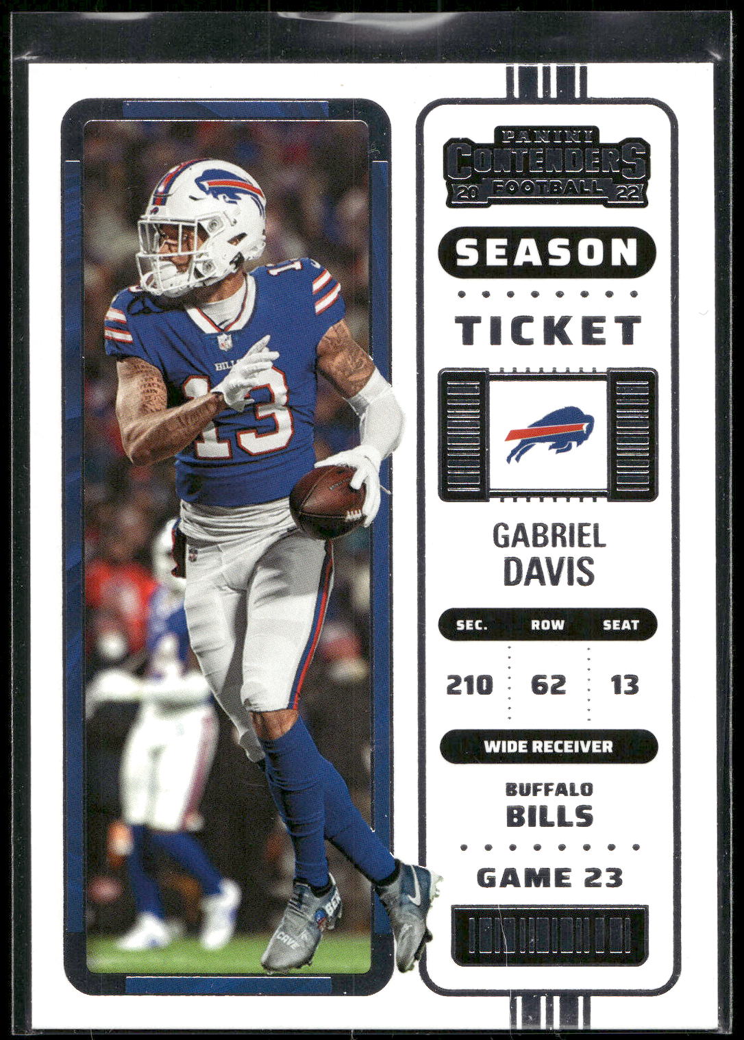 2022 Panini Contenders #13 Gabriel Davis