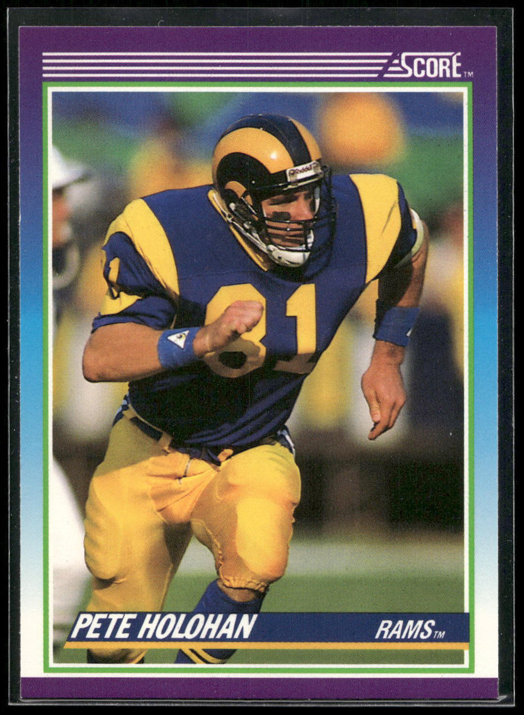 1990 Score #179 Pete Holohan