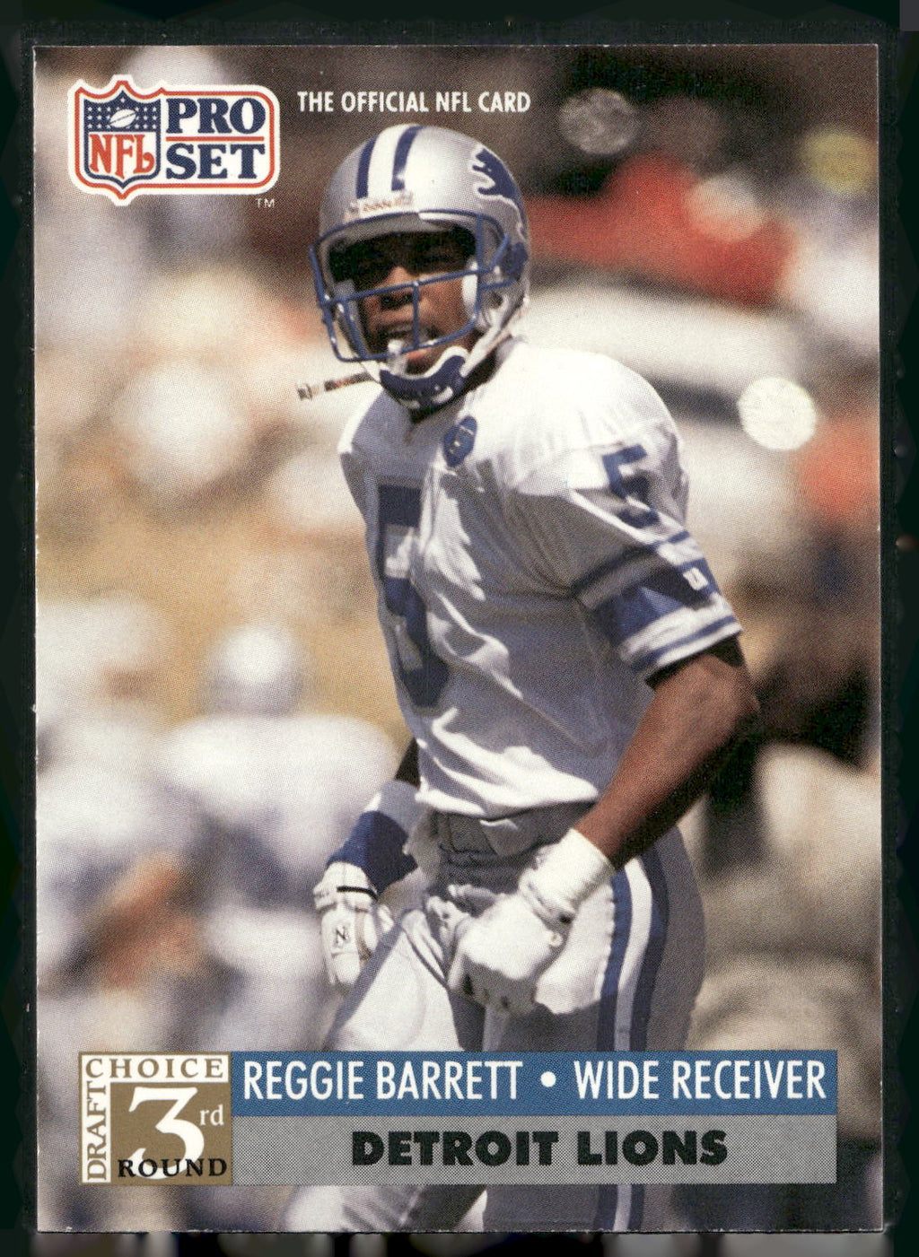 1991 Pro Set #787 Reggie Barrett