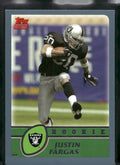 2003 Topps #332 Justin Fargas