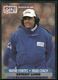 1991 Pro Set #153 Wayne Fontes