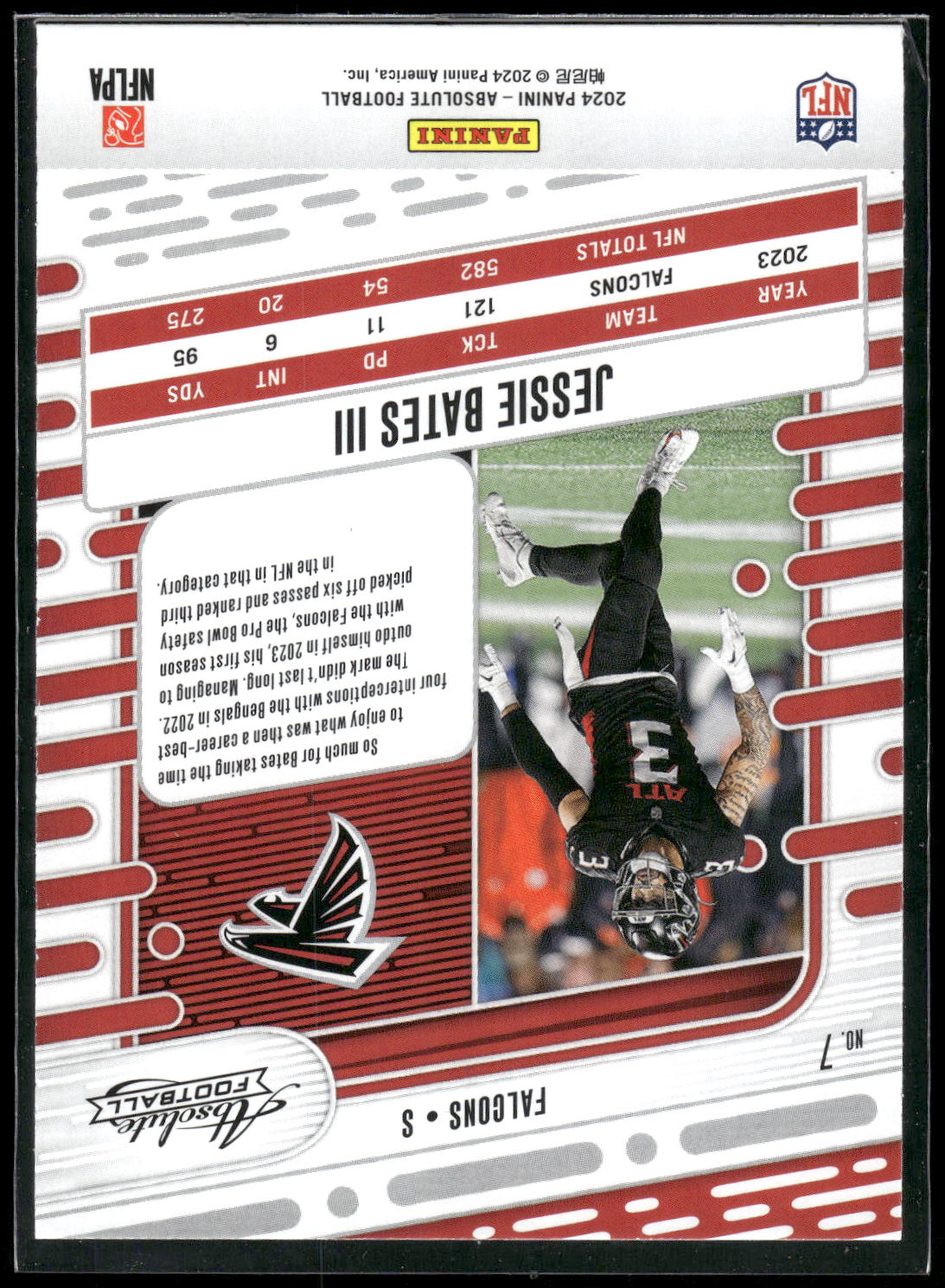 2024 Panini Absolute #7 Jessie Bates III Retail
