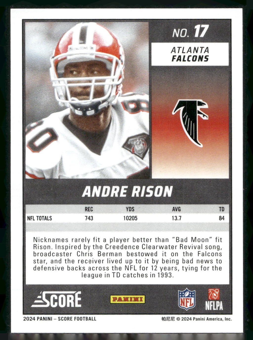 2024 Score #17 Andre Rison