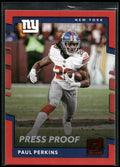 2017 Donruss #180 Paul Perkins Press Proof Red
