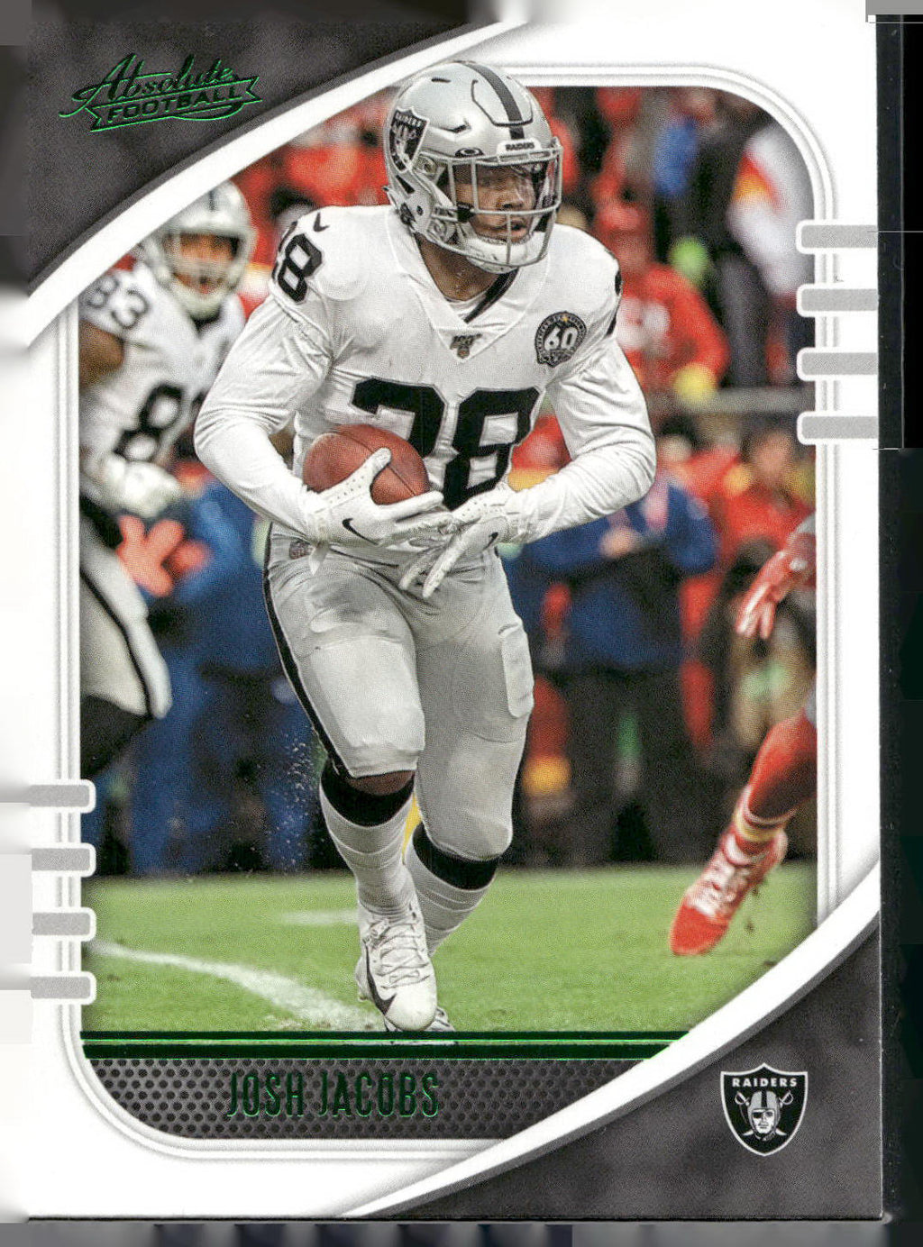 2020 Panini Absolute #34 Josh Jacobs Green