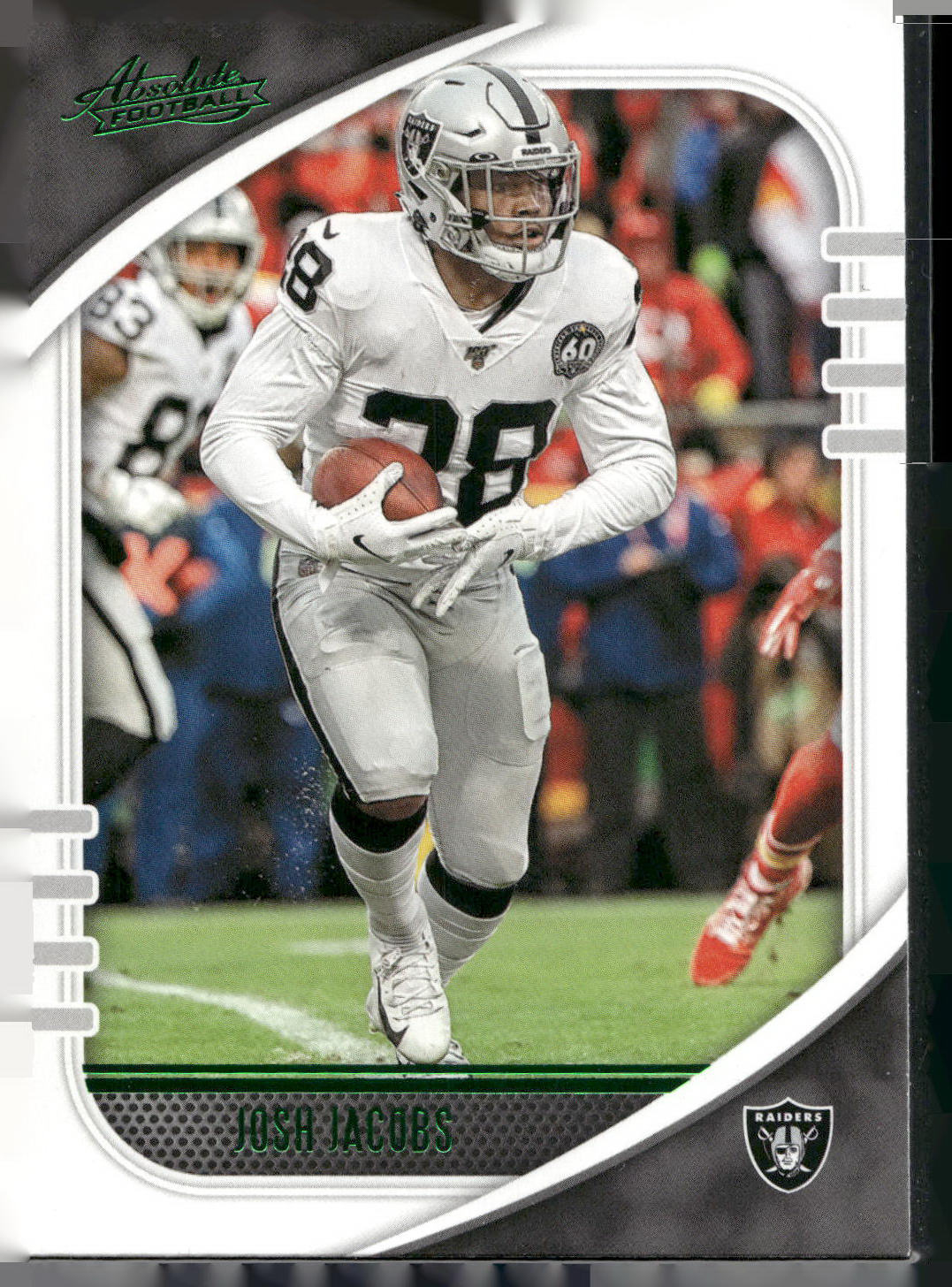 2020 Panini Absolute #34 Josh Jacobs Green
