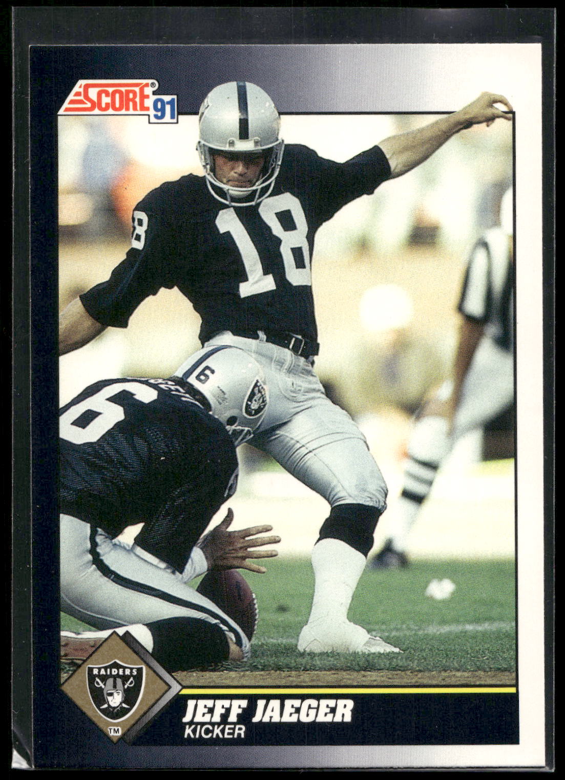 1991 Score #499 Jeff Jaeger