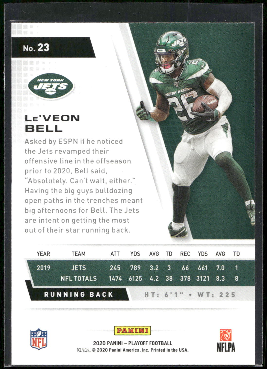2020 Panini Playoff #23 Le'Veon Bell