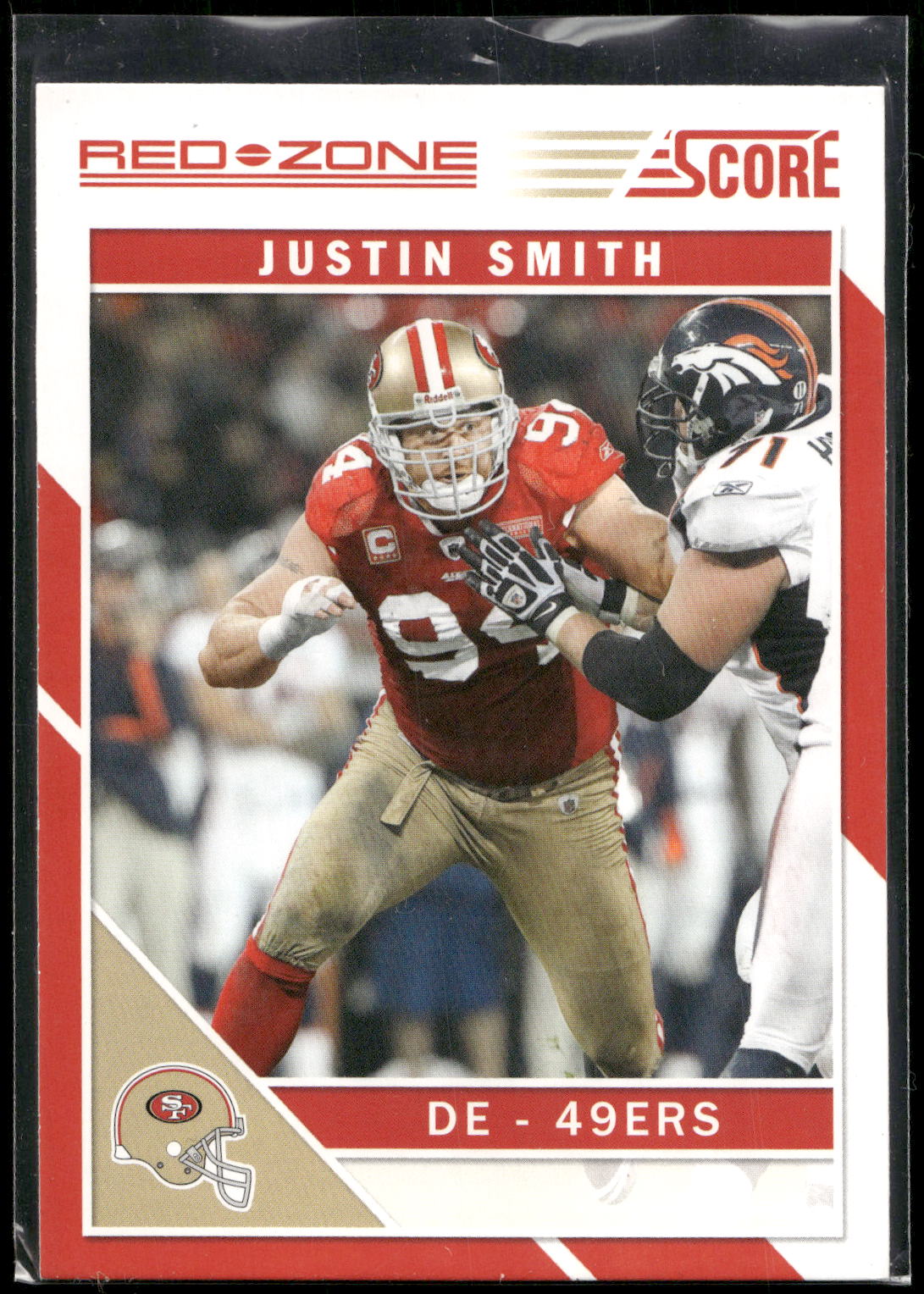 2011 Score #249 Justin Smith Red Zone