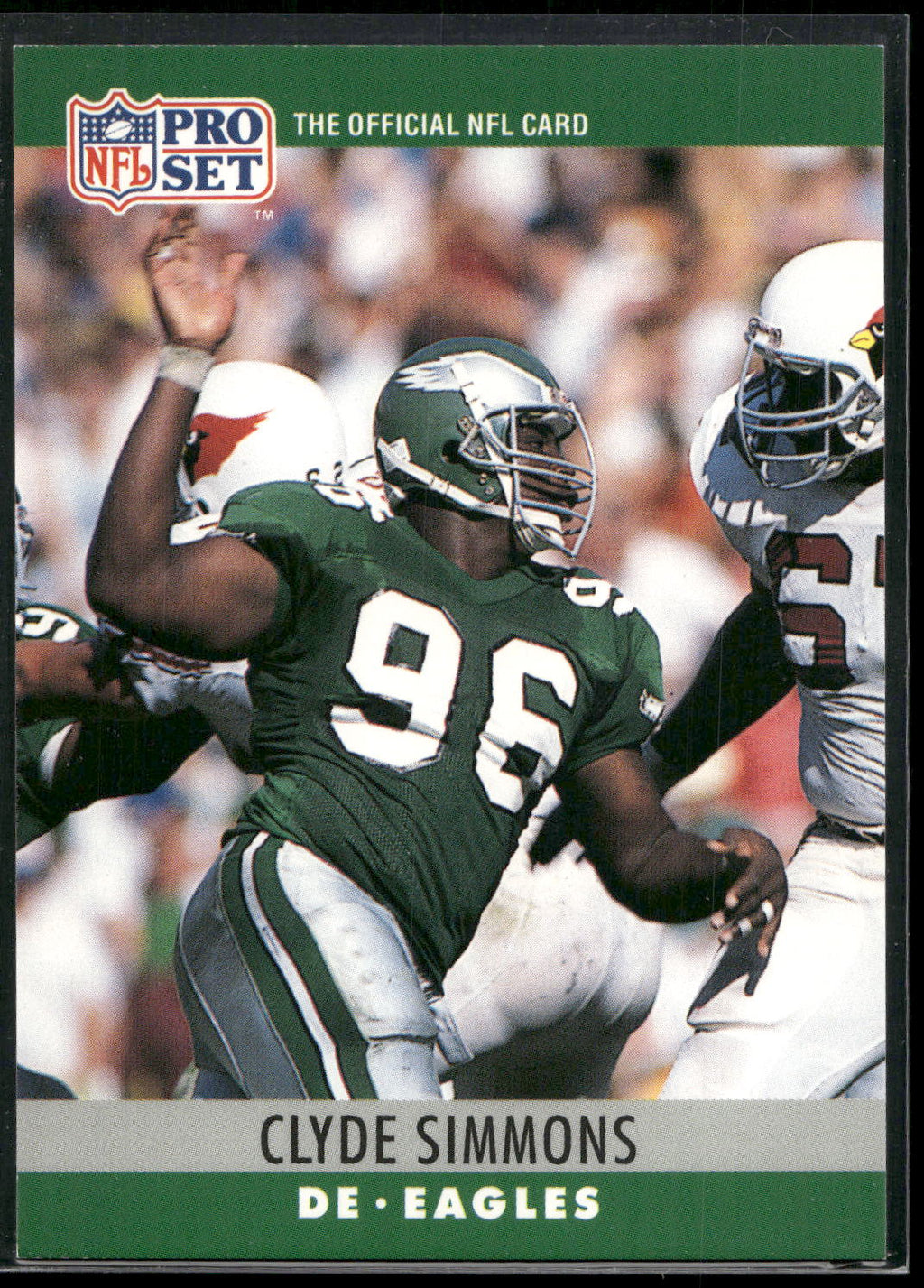 1990 Pro Set #250 Clyde Simmons