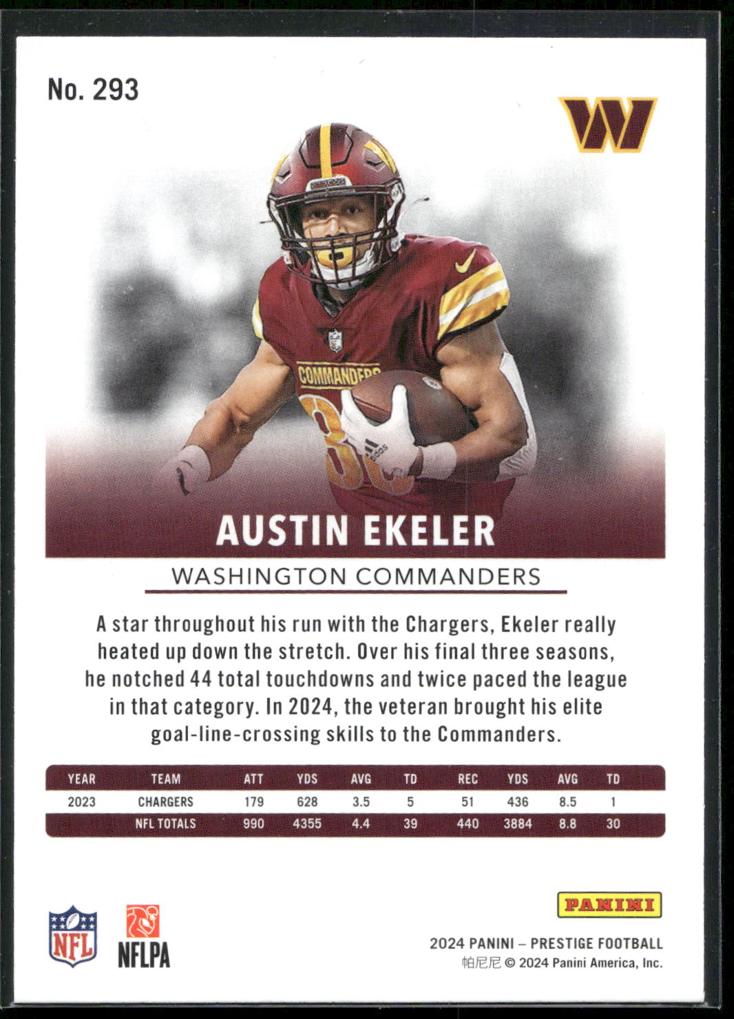 2024 Panini Prestige #293 Austin Ekeler