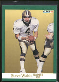 1991 Fleer #304 Steve Walsh