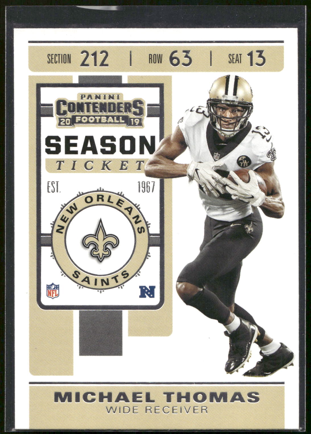 2019 Panini Contenders #80 Michael Thomas