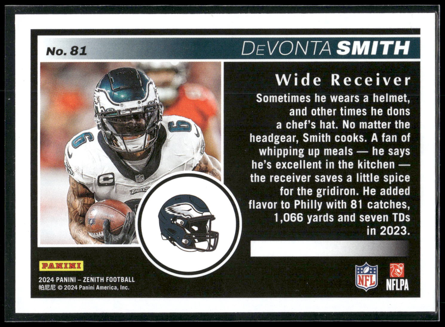 2024 Panini Zenith #81 DeVonta Smith Retail