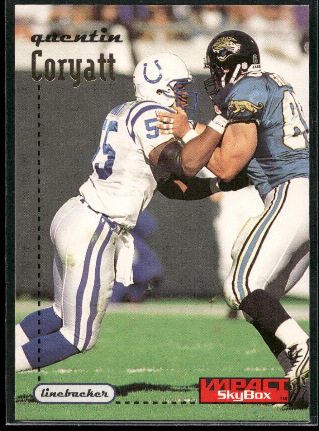 1996 SkyBox Impact #58 Quentin Coryatt