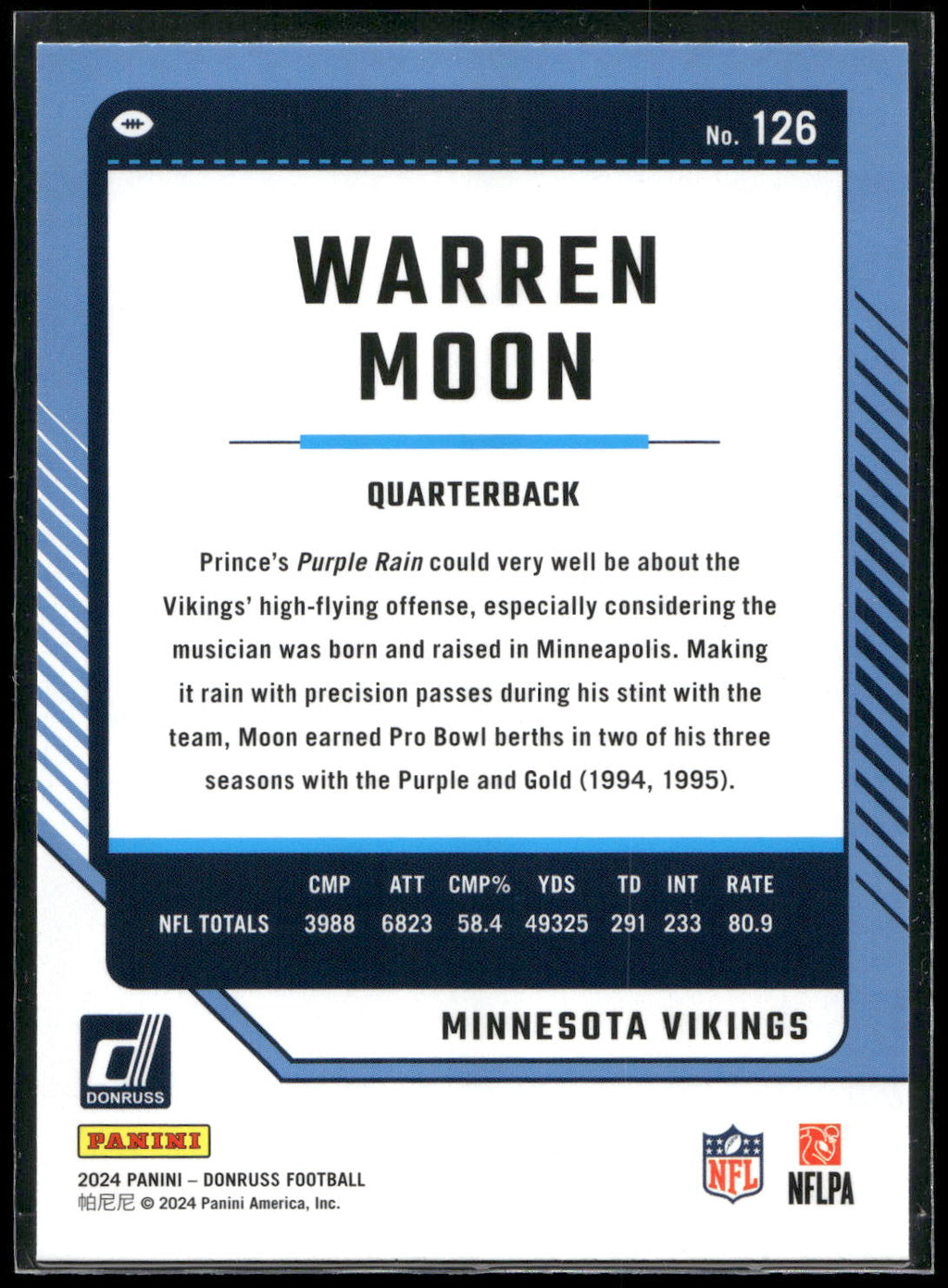 2024 Donruss #126 Warren Moon
