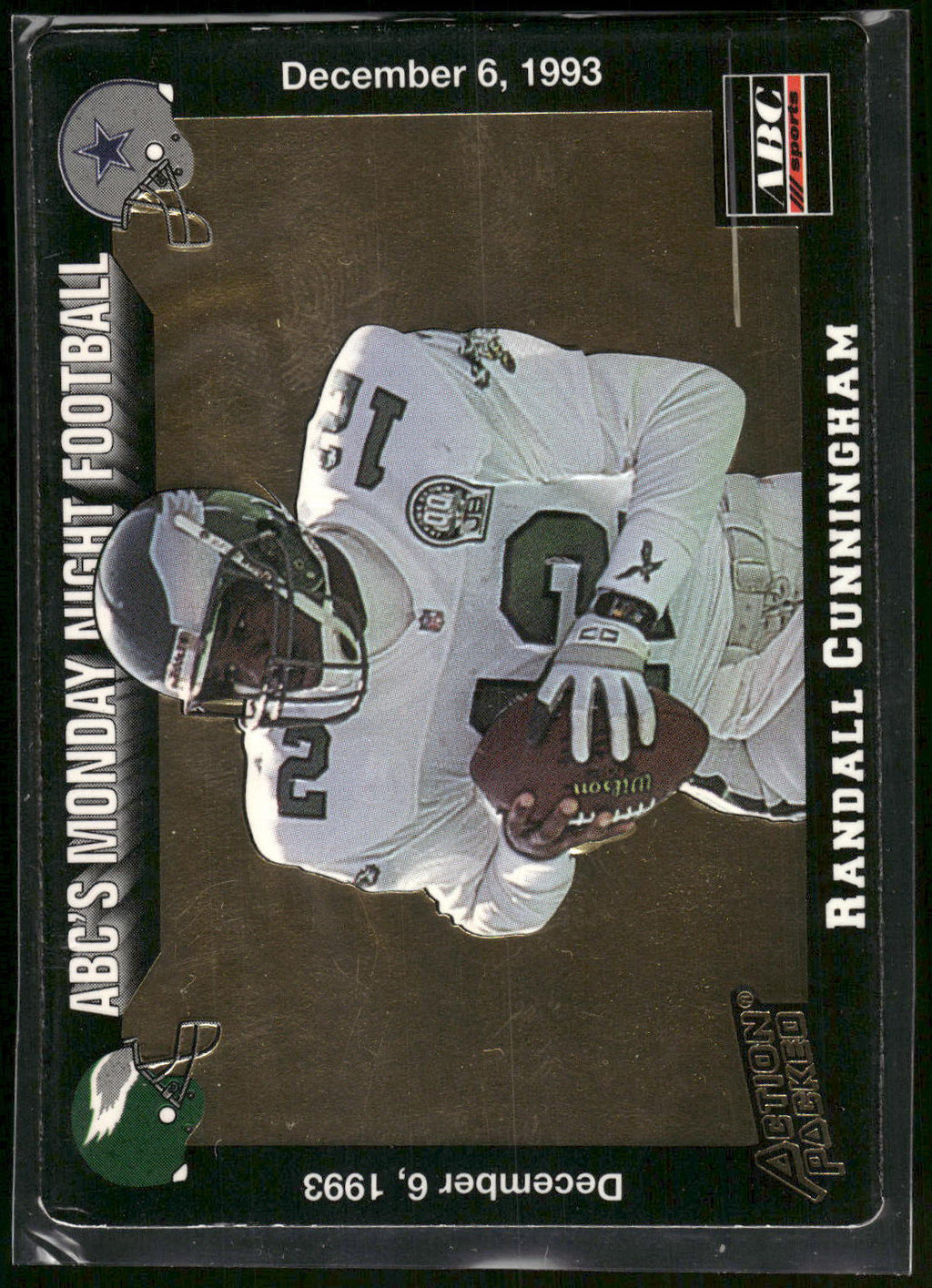 1993 Action Packed Monday Night Football #57 Randall Cunningham