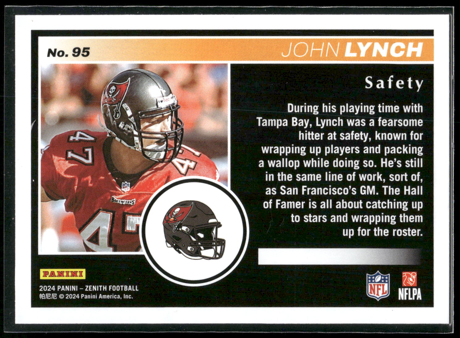 2024 Panini Zenith #95 John Lynch Retail