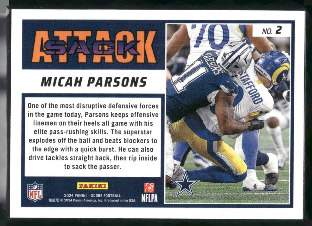 2024 Score #2 Micah Parsons Sack Attack