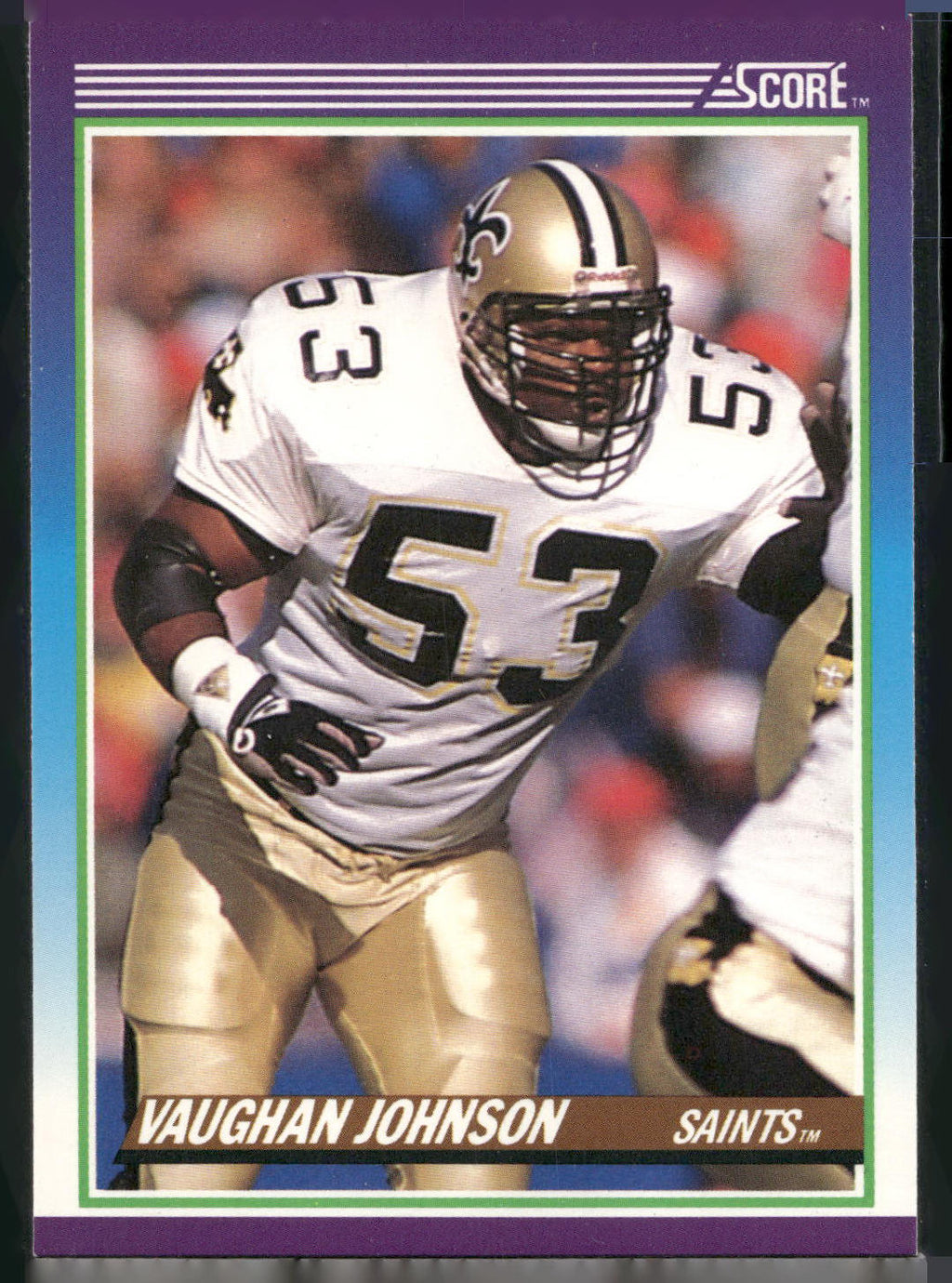 1990 Score #196 Vaughan Johnson