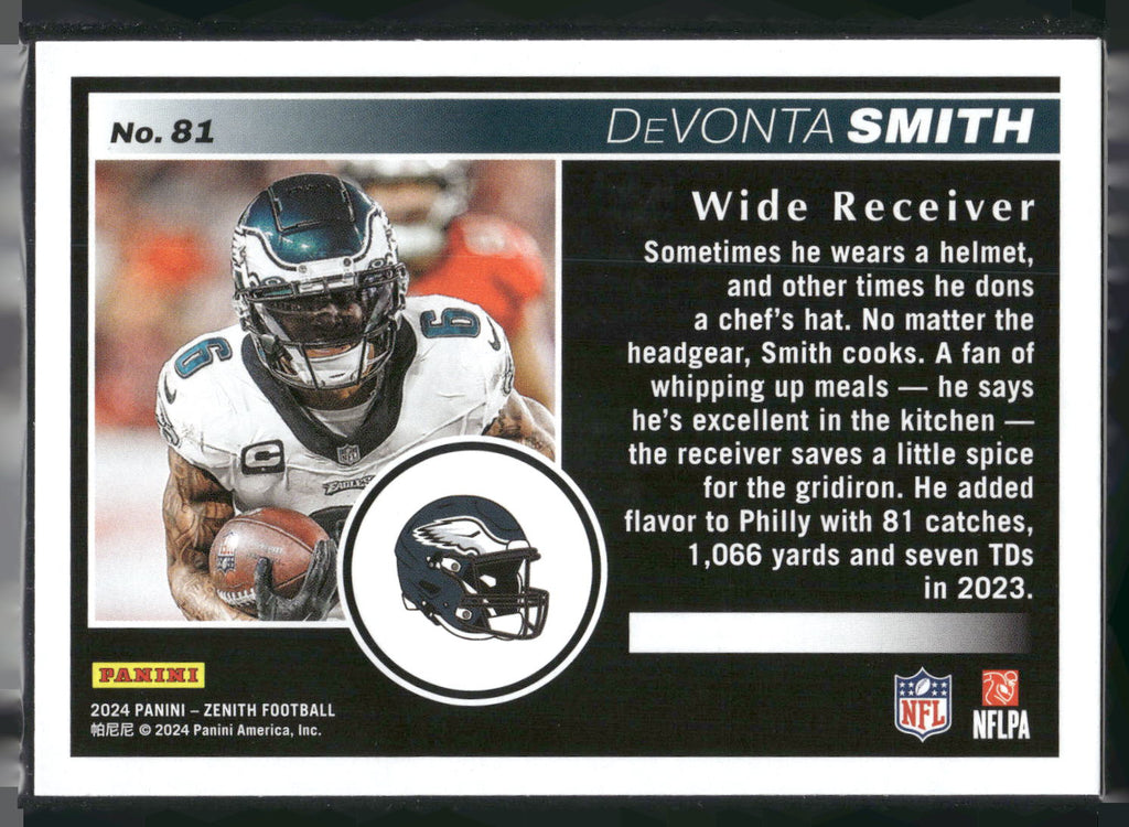 2024 Panini Zenith #81 DeVonta Smith Retail