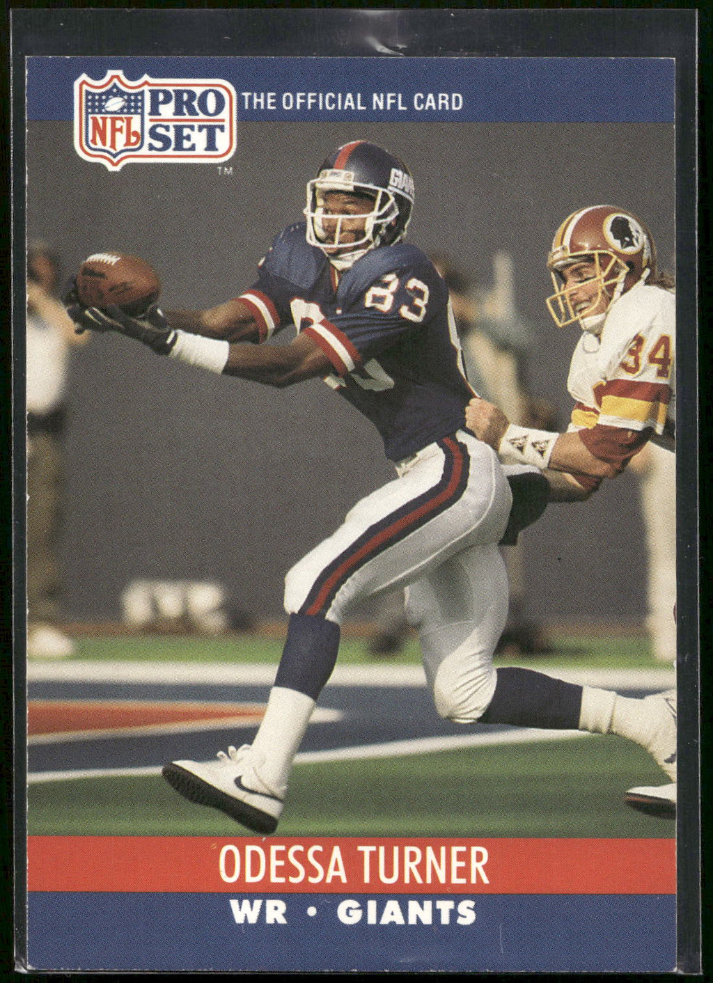 1990 Pro Set #599 Odessa Turner