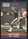 1990 Pro Set #599 Odessa Turner