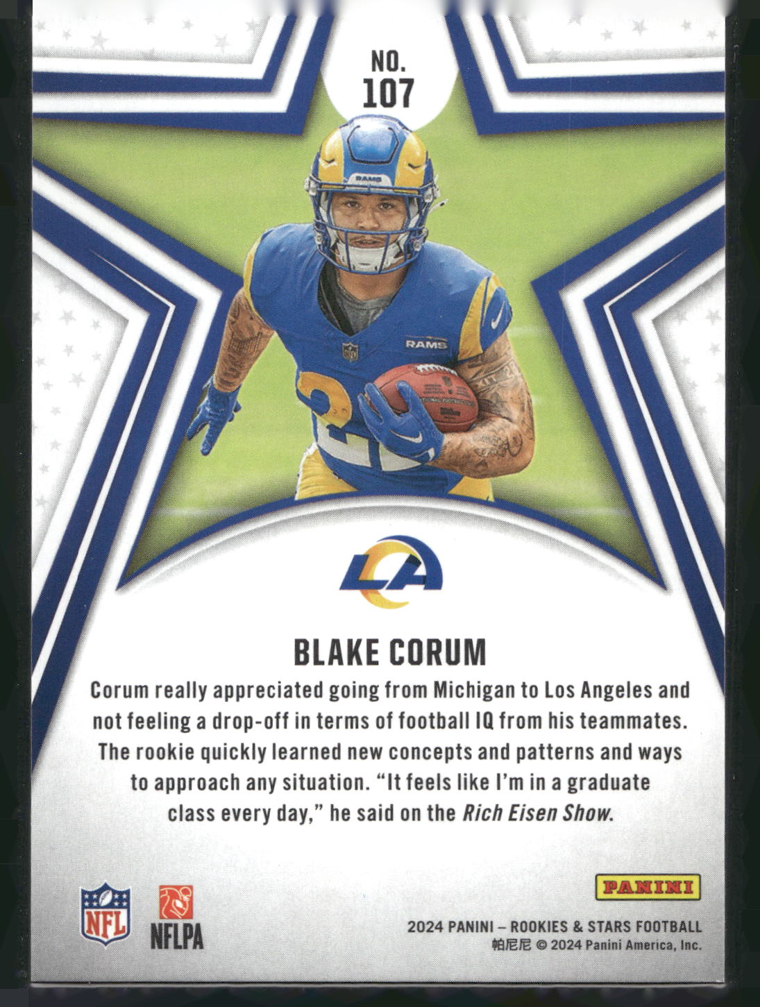 2024 Panini Rookies & Stars #107 Blake Corum