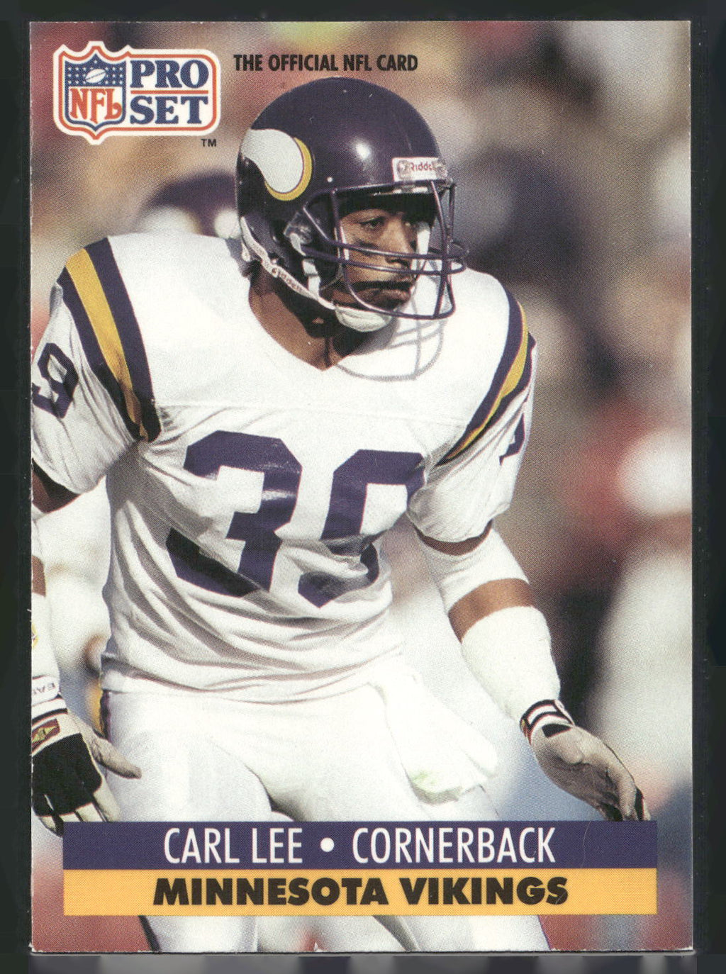 1991 Pro Set #574 Carl Lee