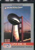 1990 Pro Set #19 Super Bowl XIX SBXIX Super Bowl Collectibles