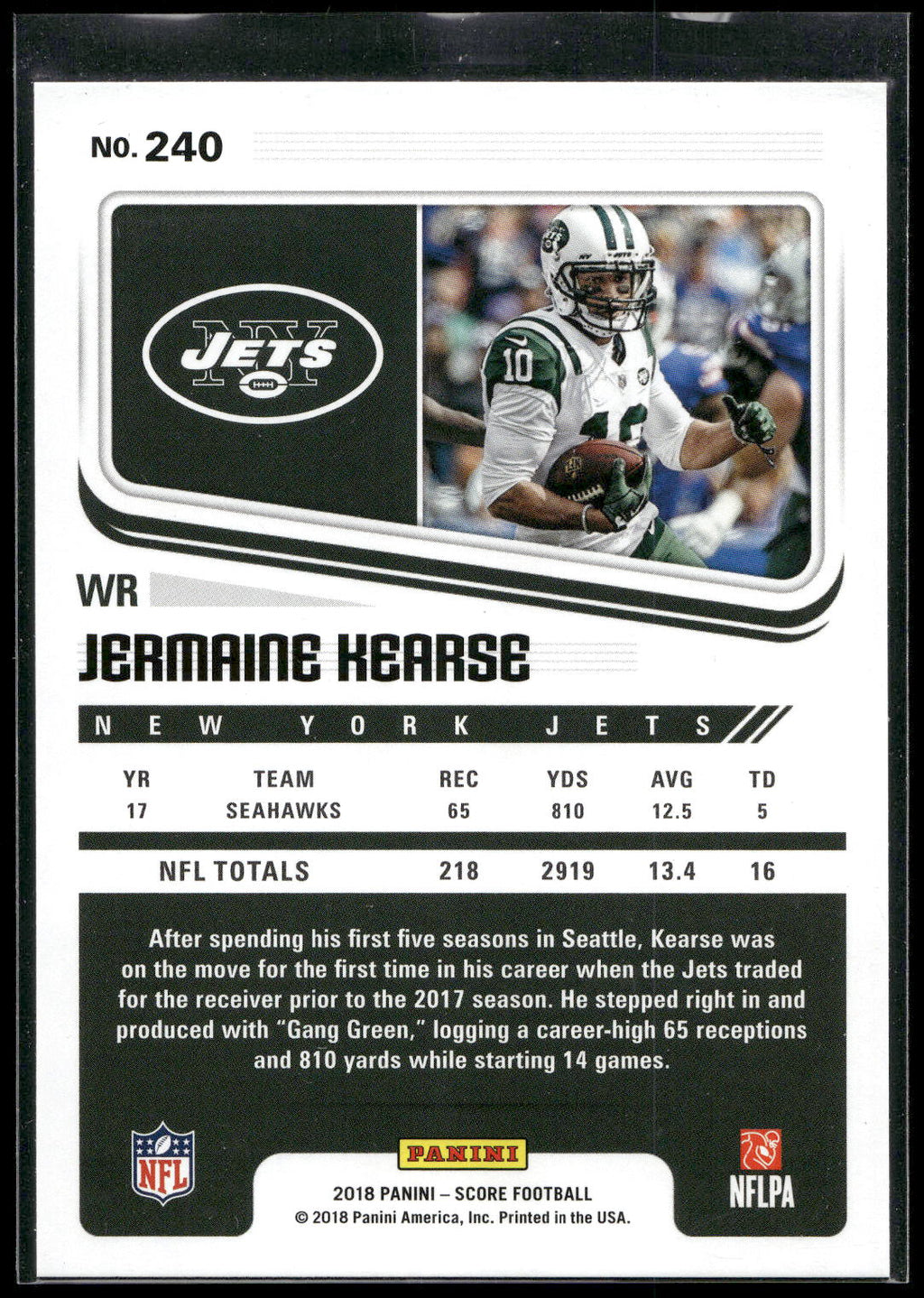 2018 Score #240 Jermaine Kearse