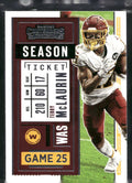 2020 Panini Contenders #8 Terry McLaurin