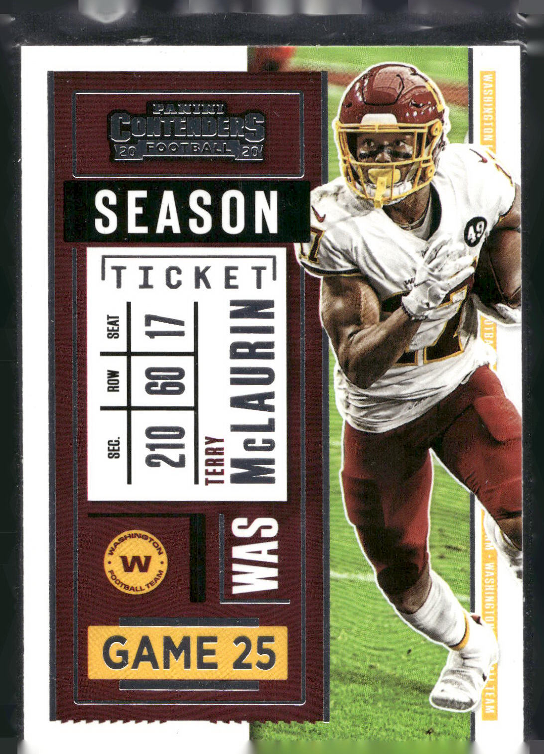 2020 Panini Contenders #8 Terry McLaurin
