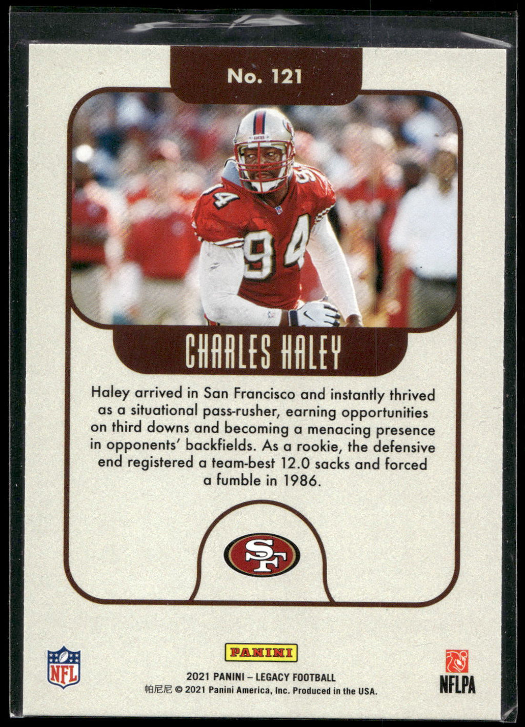 2021 Panini Legacy #121 Charles Haley