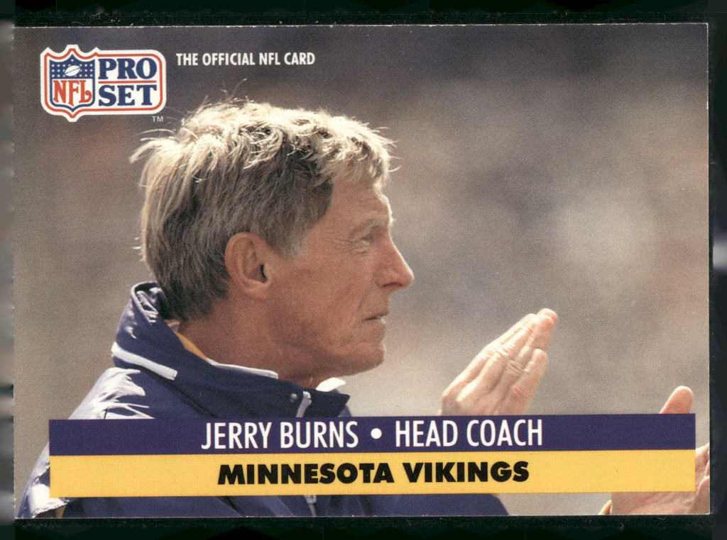 1991 Pro Set #225 Jerry Burns