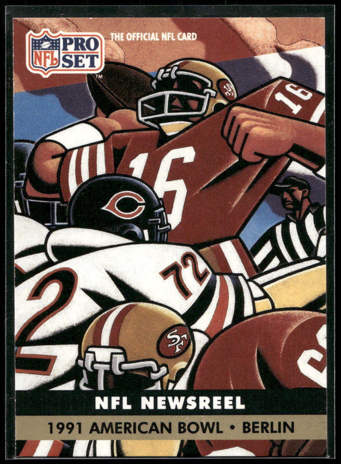 1991 Pro Set #692 1991 American Bowl * Berlin NEWS