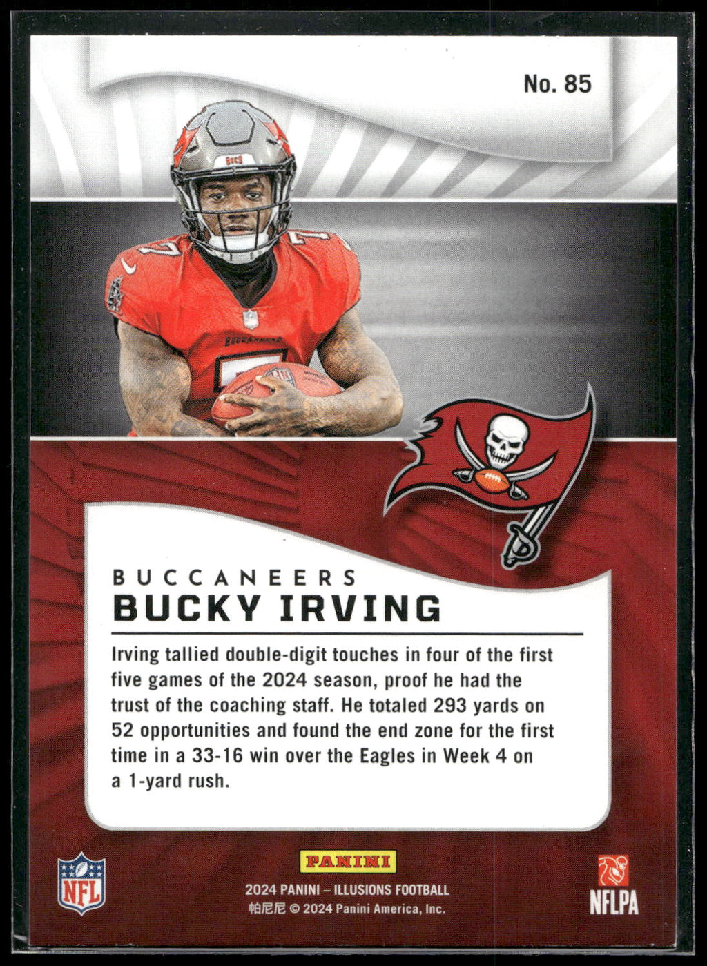 2024 Panini Illusions #85 Bucky Irving Retail