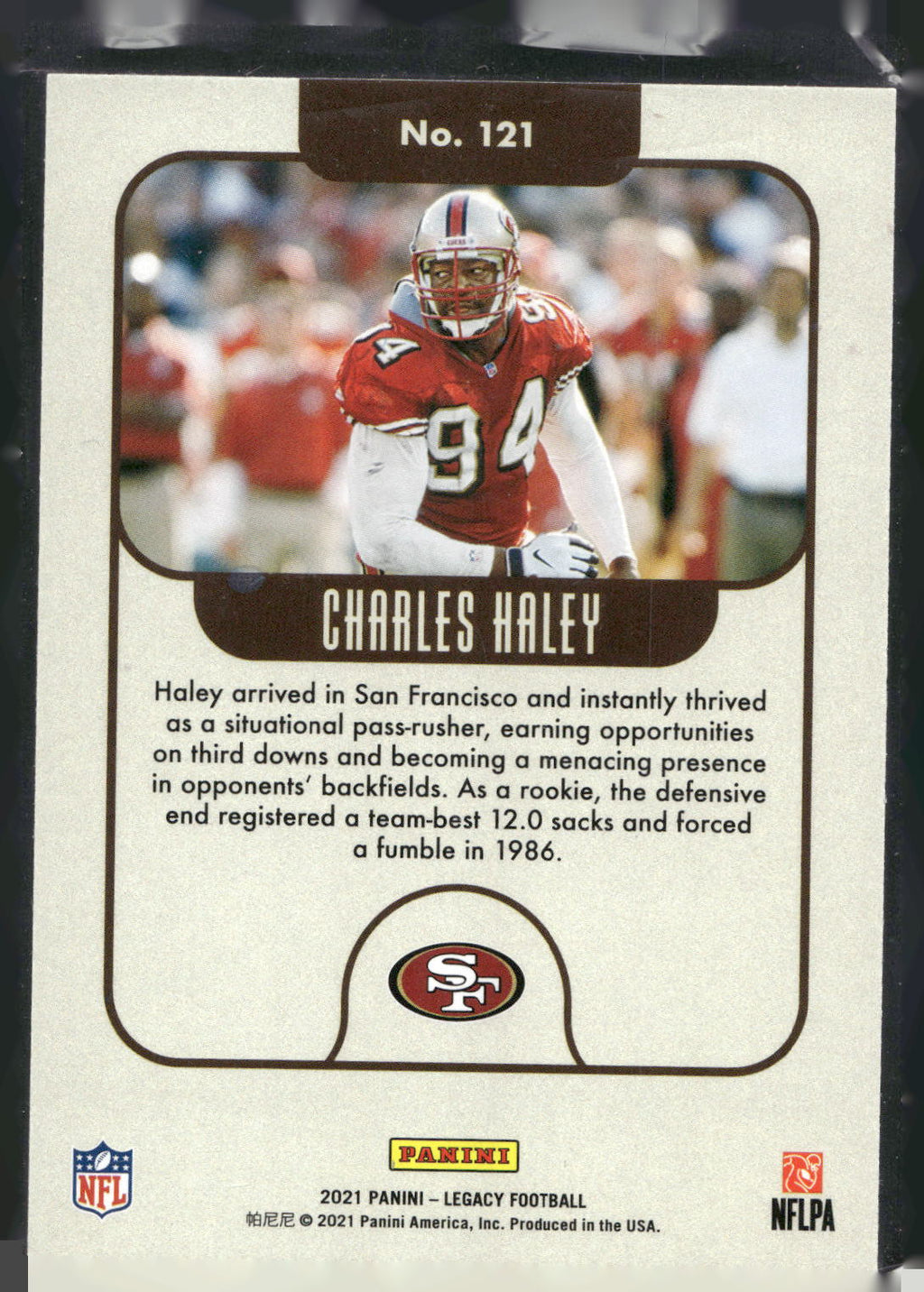2021 Panini Legacy #121 Charles Haley