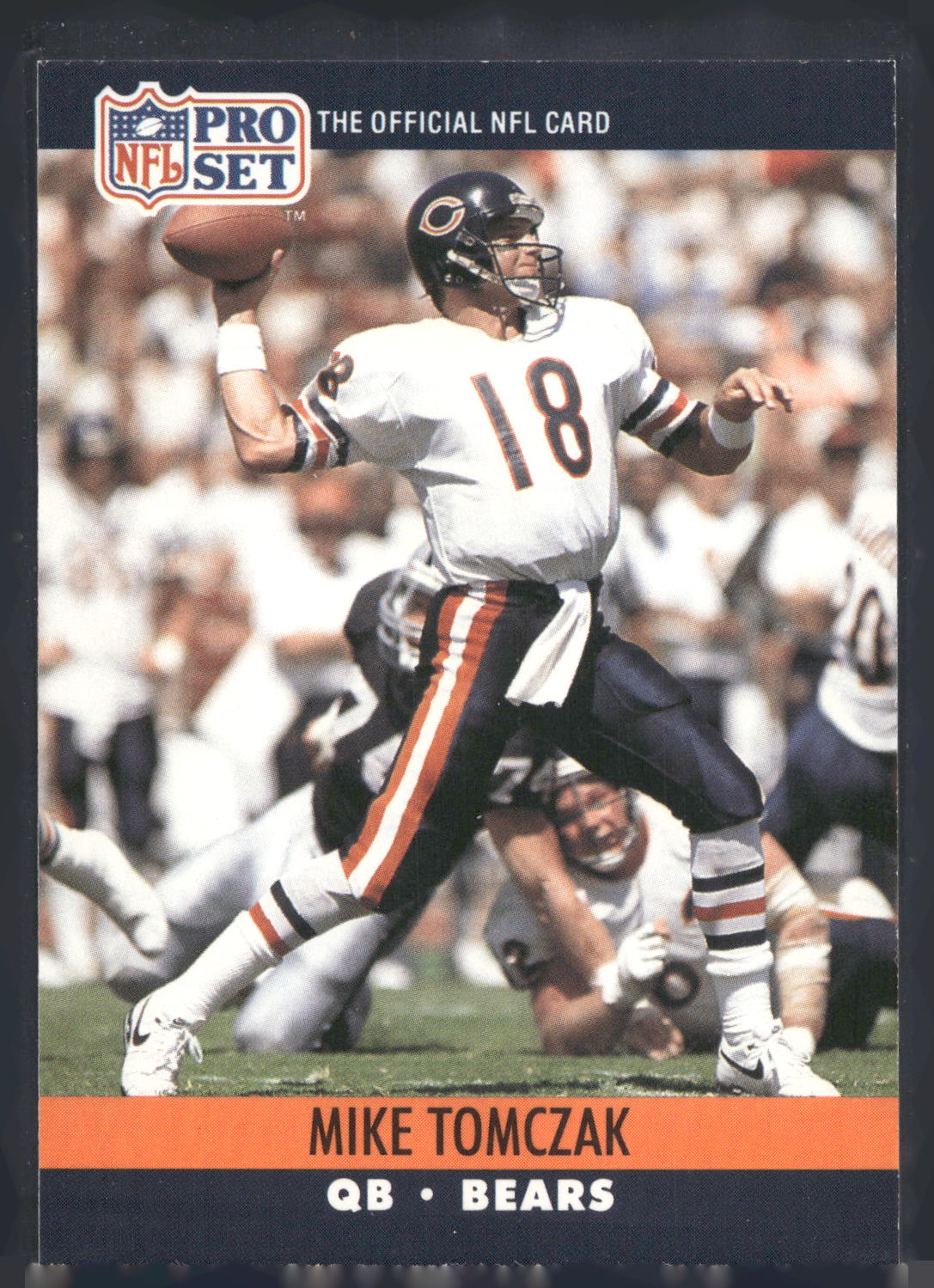 1990 Pro Set #458 Mike Tomczak
