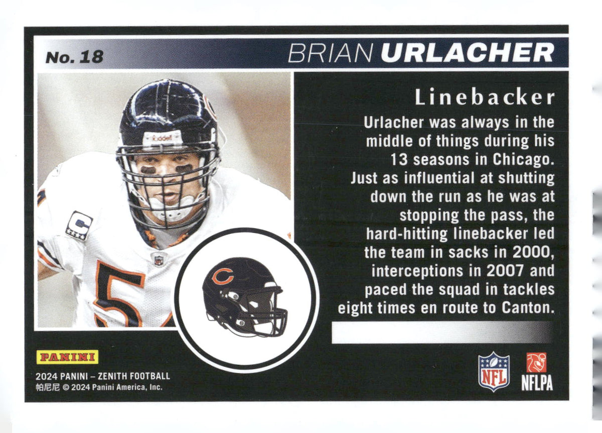 2024 Panini Zenith #18 Brian Urlacher Retail