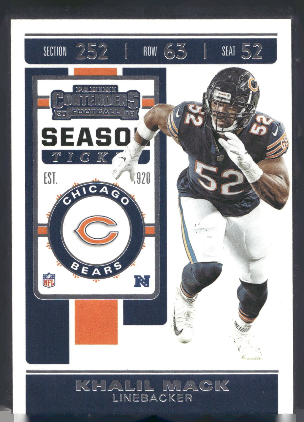 2019 Panini Contenders #71 Khalil Mack