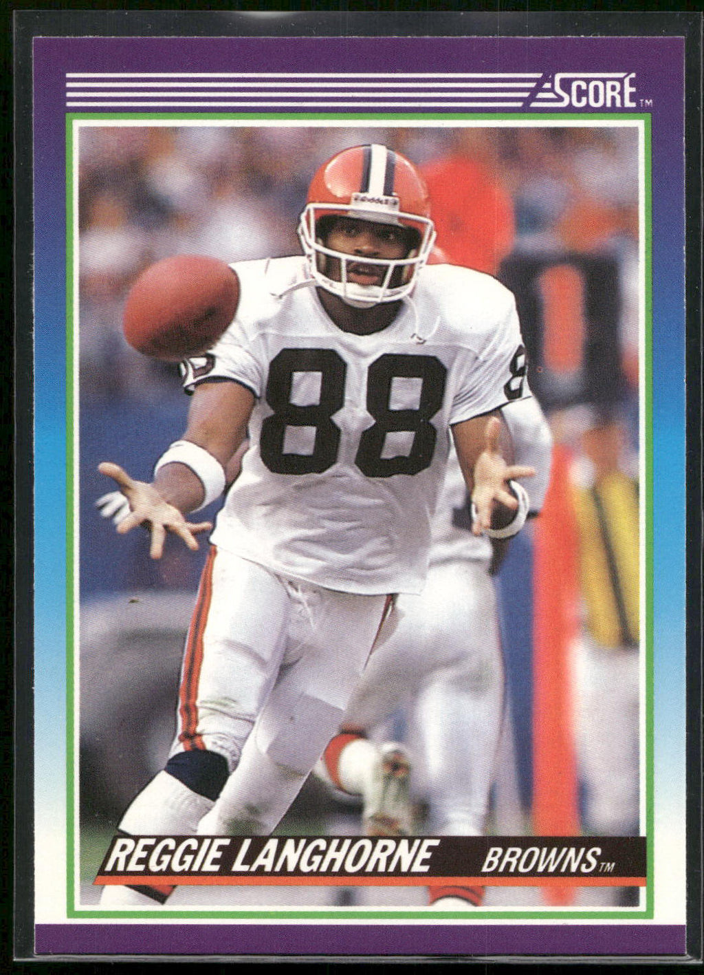 1990 Score #186 Reggie Langhorne