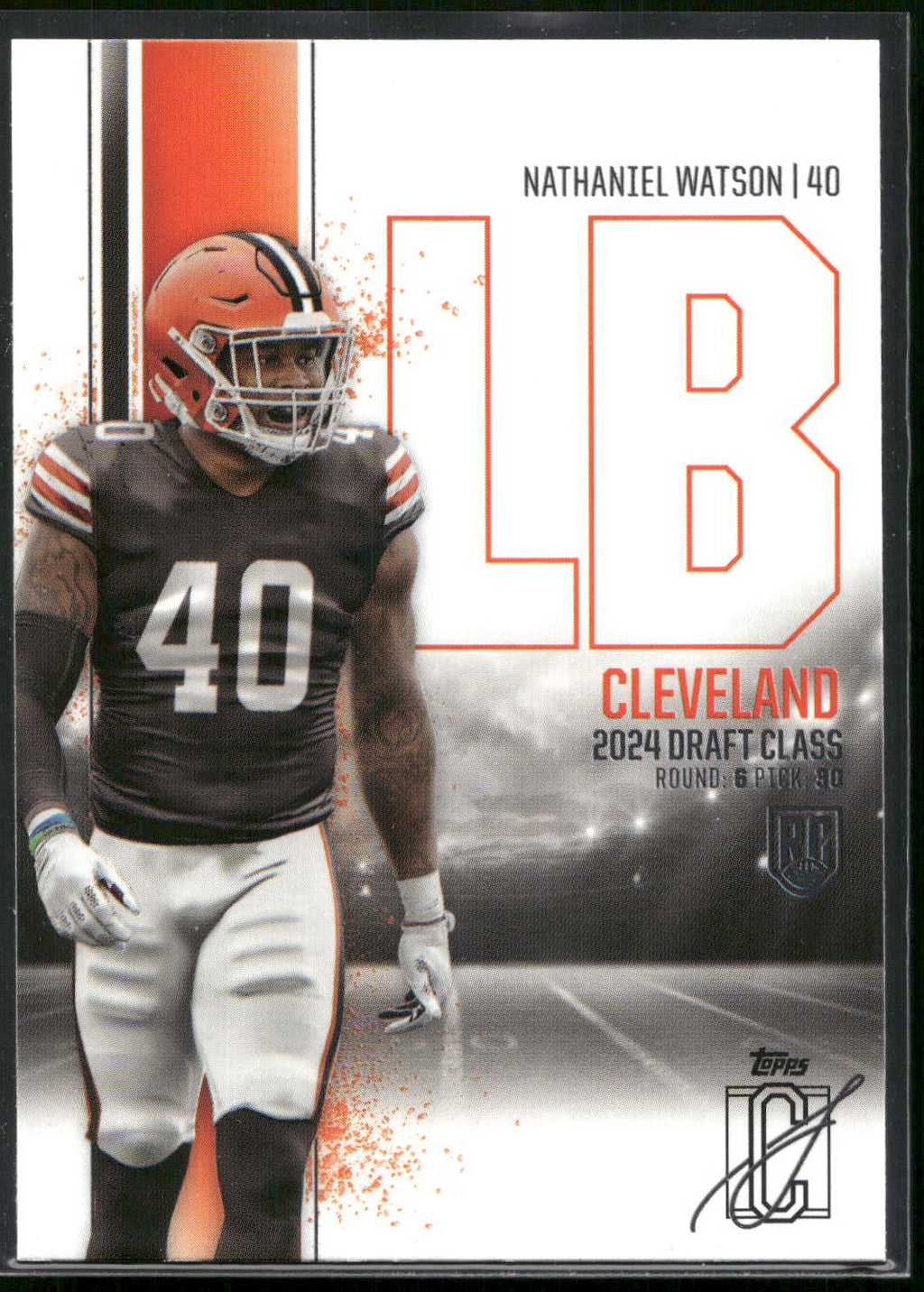 2024 Topps Signature Class #94 Nathaniel Watson