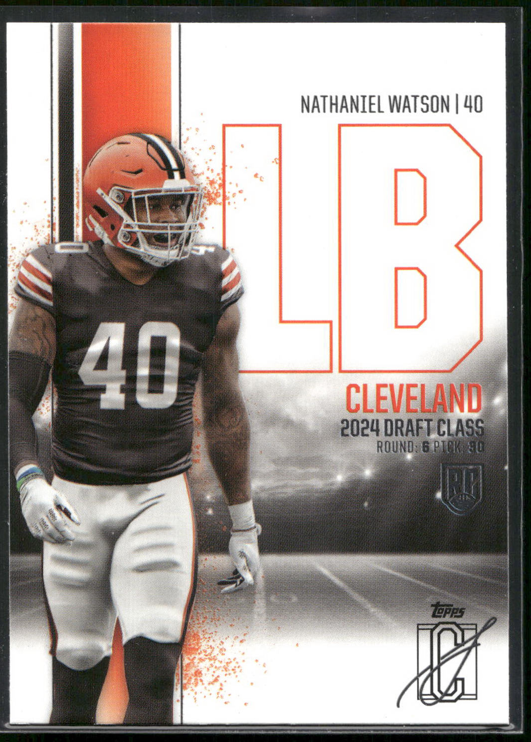 2024 Topps Signature Class #94 Nathaniel Watson