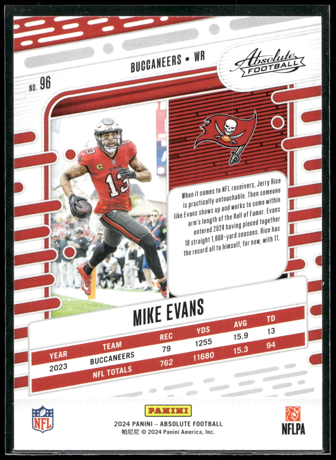 2024 Panini Absolute #96 Mike Evans Retail