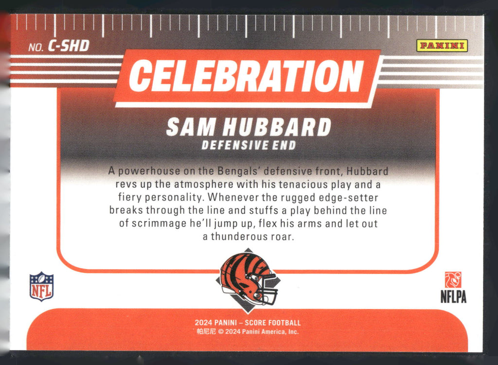 2024 Score #C-SHD Sam Hubbard Celebration